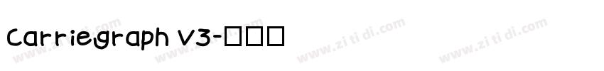 Carriegraph V3字体转换